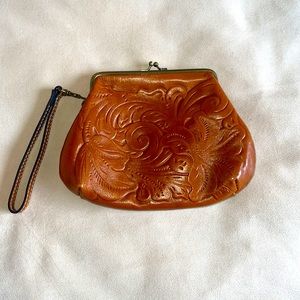 Patricia Nash tooled wristlet
